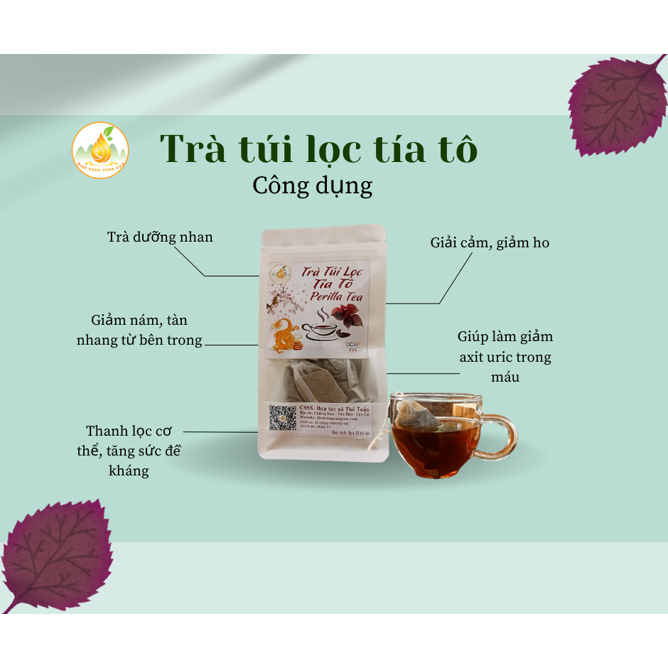 Trà tía tô (túi lọc)