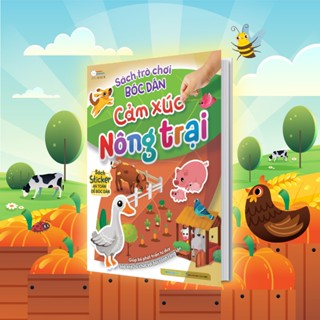 Sách trò chơi bóc dán - Cảm xúc Nông trại (2 trang stickers)