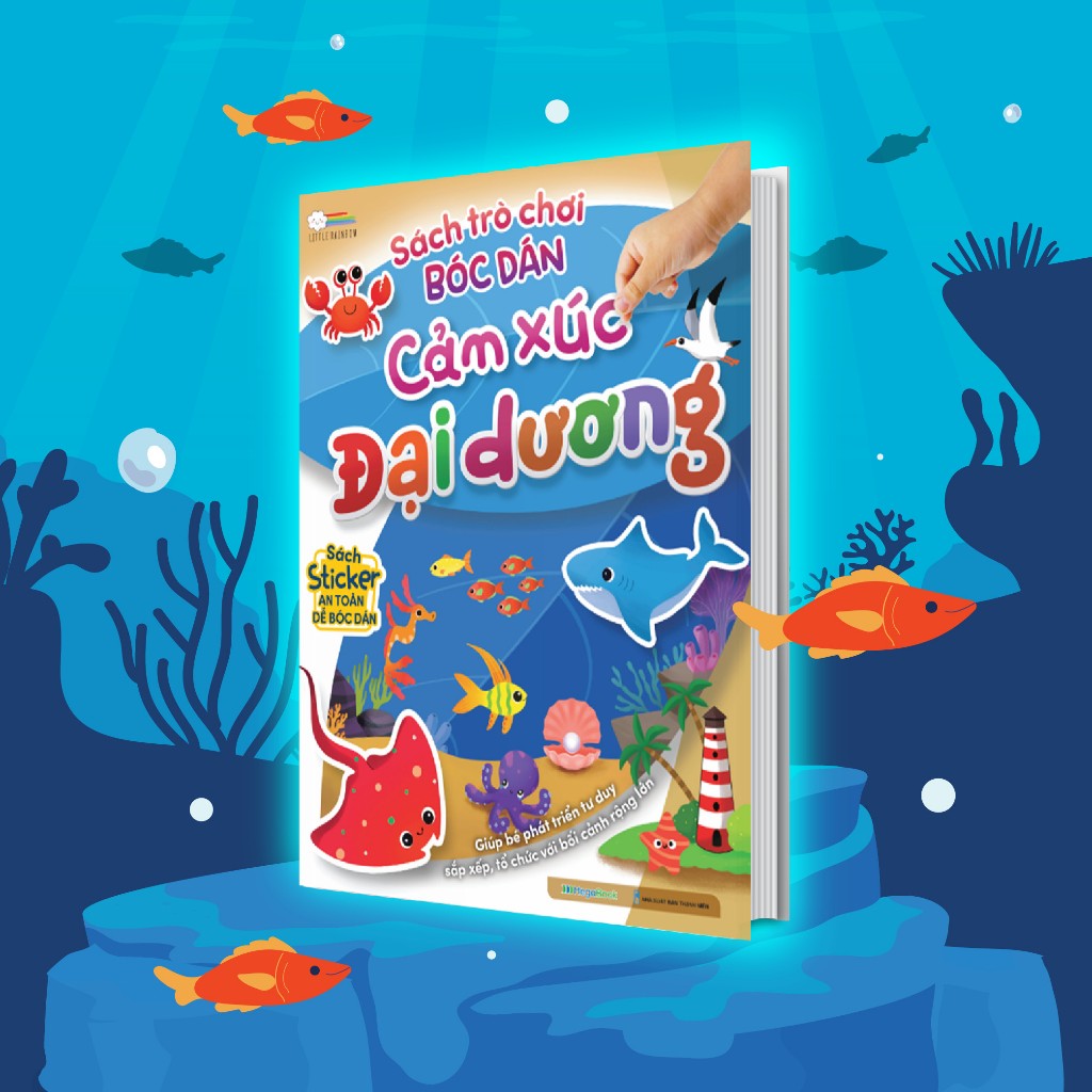 Sách trò chơi bóc dán - Cảm xúc Đại dương (2 trang stickers)