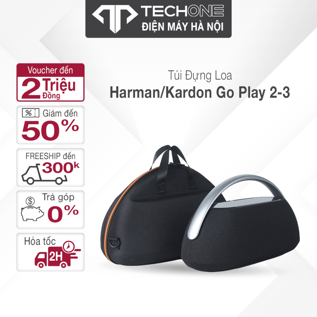 Túi Đựng Bảo Vệ Loa Harmankkon Go + Play 2 - 3 Tiện Dụng Mang Theo Du Lịch