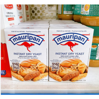 Men nở Mauri làm bánh mì, men nở làm các loại bánh bông lan, pizza, bánh mì hoa cúc loại 10g một gói