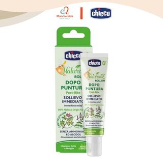 Lăn bôi côn trùng CHICCO 10ml, Lăn bôi muỗi đốt thành phần thiên nhiên an toàn - Monnie Kids