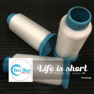 Chỉ Tàn Hình - Chỉ Cước Màu Kết Cườm, May Ren Lưới Áo Cưới