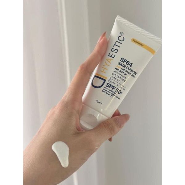 Kem chống nắng Hyaestic Skin Fusion Sun And Pollution SF64 SPF50+ 50ml KCN phổ rộng bảo vệ da tối đa