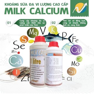 Khoáng sữa cao cấp cho Tôm-Thùng 2 chai 1L
