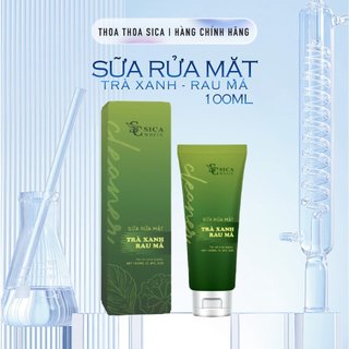 [FREE SHIP] 100 Viên cấy. Sữa Rửa Mặt Trà Xanh Rau Má Sica White 100Ml, Ngăn Ngừa Và Hỗ Trợ Da Dầu Mụn - SICA WHITE