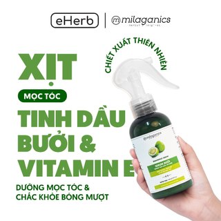 Xịt bưởi mọc tóc, ngừa rụng sau 3 tuần - tinh dầu bưởi dưỡng tóc nguyên chất, lành tính MILAGANICS 150ml (chai)
