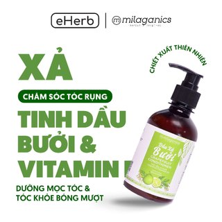 Dầu xả tóc tinh dầu bưởi phục hồi tóc hư tổn, mọc tóc - Dầu xả ngừa rụng MILAGANICS 250ml (chai)