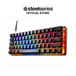Bàn phím gaming có dây SteelSeries Apex Pro Mini màu đen, kích thước 60%, led RGB - Bảo hành 1 năm