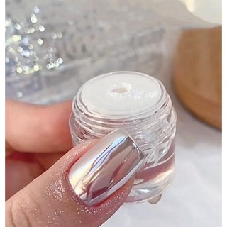 Tráng Gương Trắng Bạc, Cực Quang trang trí móng tay nail