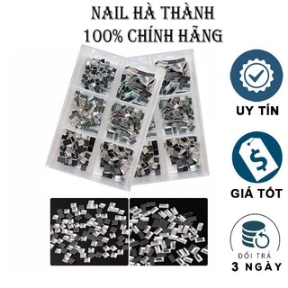 Đá khối vuông chữ nhật chân dẹt trang trí móng