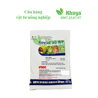Thuốc trừ bệnh rovral 50wp 25gr đốm lá - thán thư