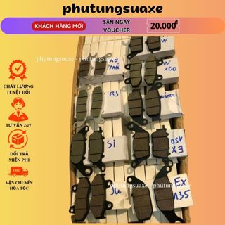 Má phanh đĩa chính hãng nissin - má đĩa wave/rs/abl/sirius/exciter/winner/sh phutungsuaxe
