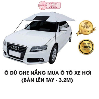 Ô che xe ô tô - Ô dù che nắng xe hơi phủ bạc chống nắng phiên bản mới tiện lợi Tiemtramy