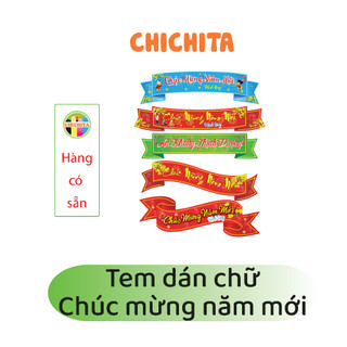 Tem chúc mừng năm mới dài  Chichita 13cm, 30cm , 43cm Có sẵn
