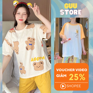 Bộ Ngủ Nữ Siêu Dễ thương- Đồ Bộ Mặc Nhà Cute N02_GUU