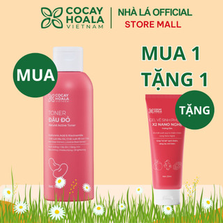 Nước Hoa Hồng Đậu Đỏ Việt Nam Cỏ Cây Hoa Lá, Cấp ẩm, Dưỡng sáng và Làm mềm da 150gr - Cỏ Cây Hoa Lá