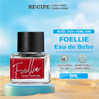 Nước Hoa Vùng Kín FOELLIE Eau De BéBé Inner Perfume, Nước Hoa Thơm Lâu Hương Phấn nhẹ nhàng 5ml
