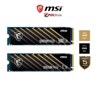 Ổ cứng ssd msi spatium m450 500gb / 1tb m.2 2280 pcie gen4 x4 nvme