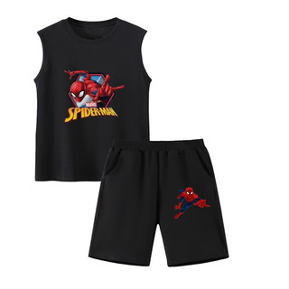 Bộ ba lỗ Spiderman chất thun cotton cho bé trai