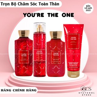 🌹🍓🍁YOU'RE THE ONE Bộ SP chăm sóc toàn thân| Xịt thơm body mist- Sữa tắm- Dưỡng thể- Kem tay Bath Body Works