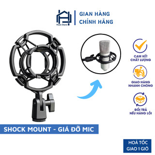 Giá đỡ mic - Shock Mount HSON giá đỡ kẹp mic livestream thu âm cao cấp dành cho các dòng micro