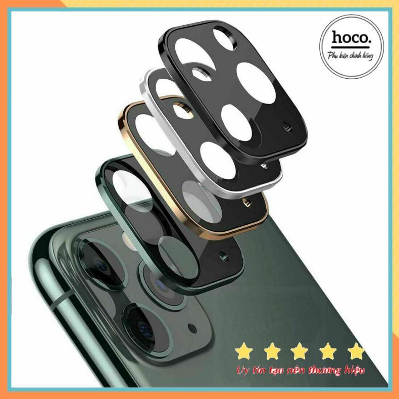 Cường lực camera táo11 Pro,11Pro Max Hoco A18