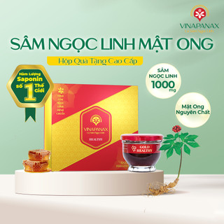 Hộp quà tặng cao cấp Sâm Ngọc Linh Mật ong hỗ trợ ngủ ngon, bồi bổ cơ thể (1 lọ x 100ml)