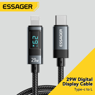 Essager Cáp Sạc Nhanh type c Sang L 29w Màn Hình Kỹ Thuật Số PD27W/20W Cho iP