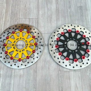Đĩa thắng King Drag V2 267mm 12 khoen đỏ cnc chính hãng malaysia