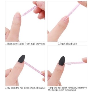 10 que gỗ, que tháo móng - que gỗ nail - que cạy móng