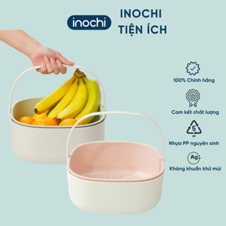 Bộ thau rổ có quai xách Yoko 27cm Inochi (tiêu chuẩn Nhật Bản)