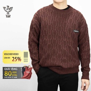 Áo len nam cổ tròn vải len sợi dày dặn cực ấm kiểu dáng hàn quốc AL3027