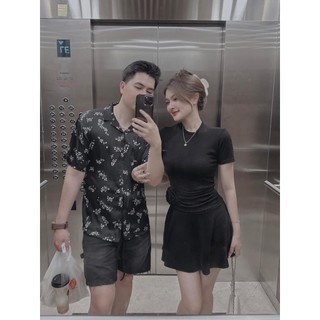 Đầm thun xòe 4m