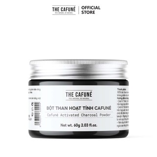 Bột than hoạt tính trắng răng Nhật Bản Cafuné - Giúp trắng răng loại bỏ mảng bám, tẩy vết ố vàng cho răng hiệu quả 60g