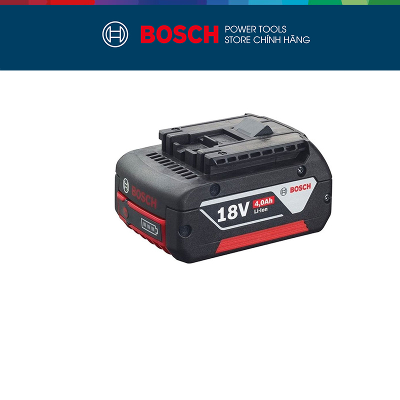 Pin Bosch 18V --- 4.0Ah (Sử dụng cho tất cả các dòng máy Bosch 18V)