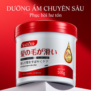 Dầu xả tóc Sadoer dưỡng và phục hồi tóc hư tổn giúp tóc vào nếp suôn mượt ngăn rụng tóc mượt mà óng ả thơm lâu 500g