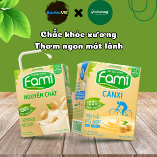 Sữa đậu nành Fami Vinasoy - Thùng x 36 Hộp 200ml