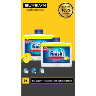 Dung dịch vệ sinh máy rửa bát Finish chai 250ML