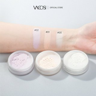 Phấn phủ kiềm dầu VACOSI FLASO LOOSE POWDER VP11 bột siêu mịn  / Phấn phủ bột siêu mịn kiềm dầu VACOSI LOOSE POWDER