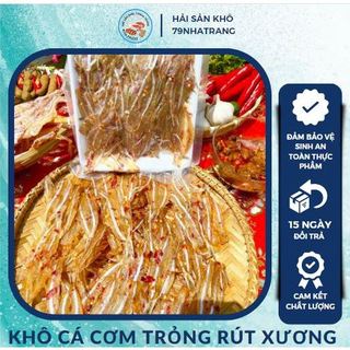 Cá cơm rút xương, cá cơm trổng khô đặc sản Nha Trang Cá cơm khô, cá khô cơm hút chân không 250gr/500gr