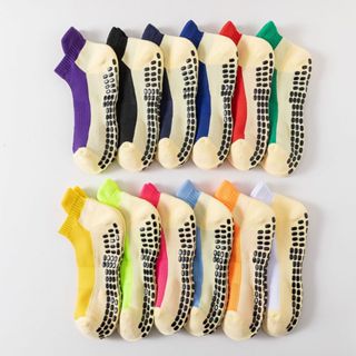 Vớ Tất Nam cotton chống trượt cổ thấp loại dày phù hợp chạy bộ, bóng đá, bóng rổ...