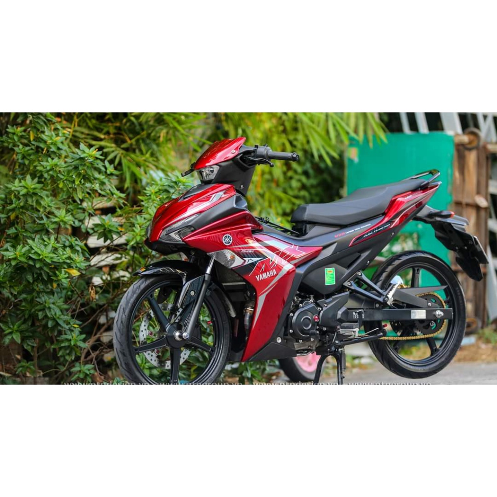 TEM CHẾ EXCITER 155 ĐỎ CANDY DÁN XE ĐỎ 