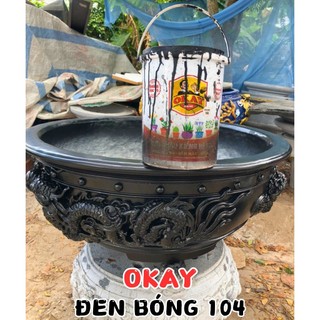 Sơn Chậu Kiểng Hệ Nước Okay  [ Lon 1kg ]
