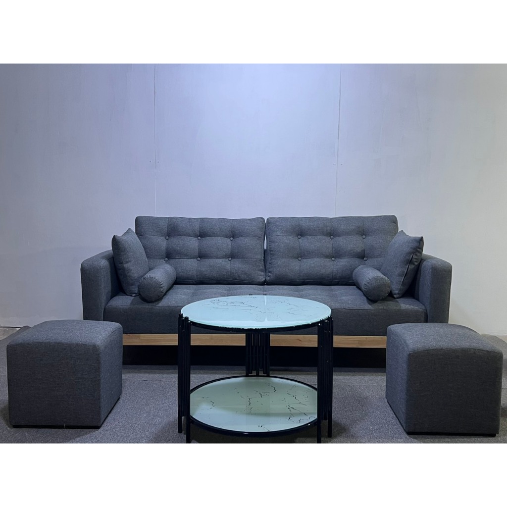 Combo sofa băng 1m90 đặt phòng khách ( tặng kèm 4 gối ôm) - bảo hành 12 tháng | BigBuy360 - bigbuy360.vn
