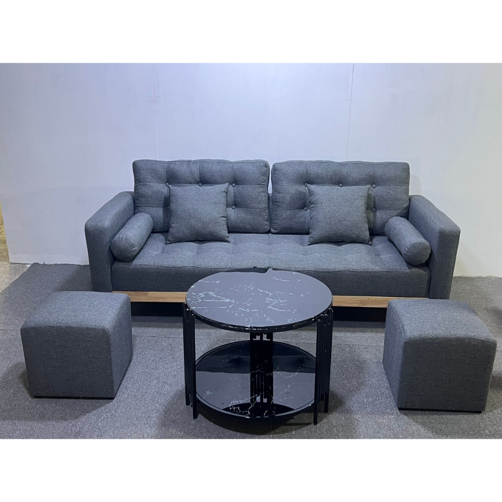 Combo sofa băng 1m90 đặt phòng khách ( tặng kèm 4 gối ôm) - bảo hành 12 tháng | BigBuy360 - bigbuy360.vn