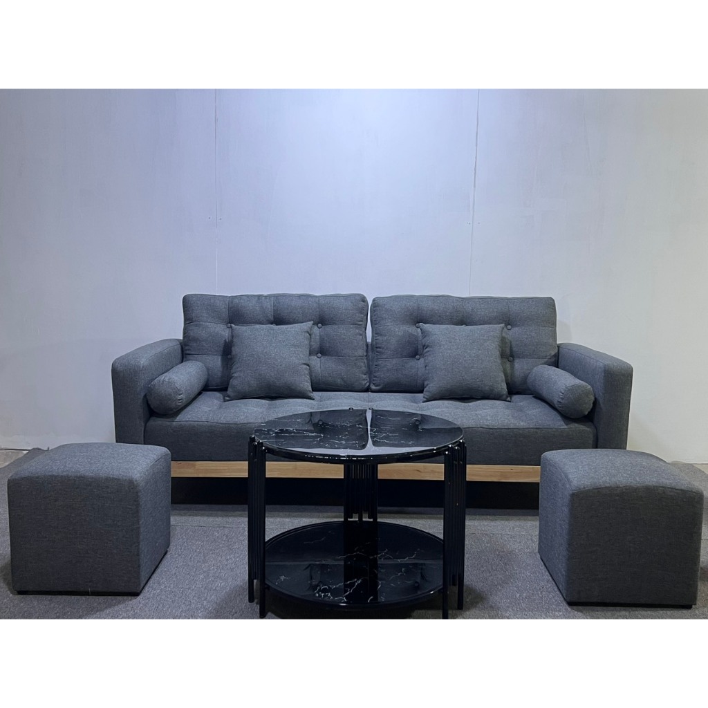Combo sofa băng 1m90 đặt phòng khách ( tặng kèm 4 gối ôm) - bảo hành 12 tháng | BigBuy360 - bigbuy360.vn