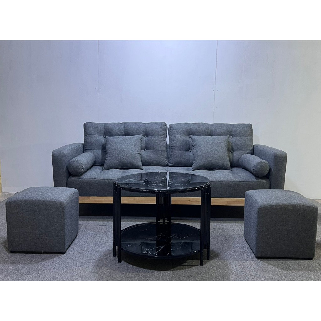 Combo sofa băng 1m90 đặt phòng khách ( tặng kèm 4 gối ôm) - bảo hành 12 tháng | BigBuy360 - bigbuy360.vn