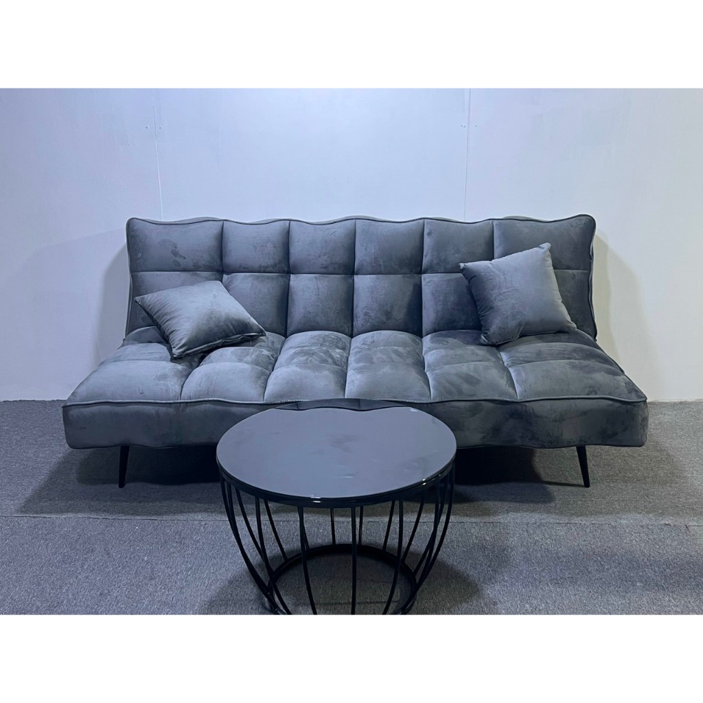 GHẾ SOFA BED GỢN SÓNG - sofa giường 1m80 x 1m20 siêu to tiết kiệm diện tích - sofa múi bh 12 tháng | BigBuy360 - bigbuy360.vn