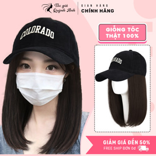 Tóc Giả Thời Trang Phối Mũ Sang Chanh QAM12